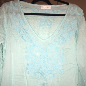 Baby Blue Cover Up, Size L/XL